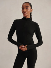 Load image into Gallery viewer, VARLEY ALWAYS ZIP-THROUGH SWEAT - BLACK
