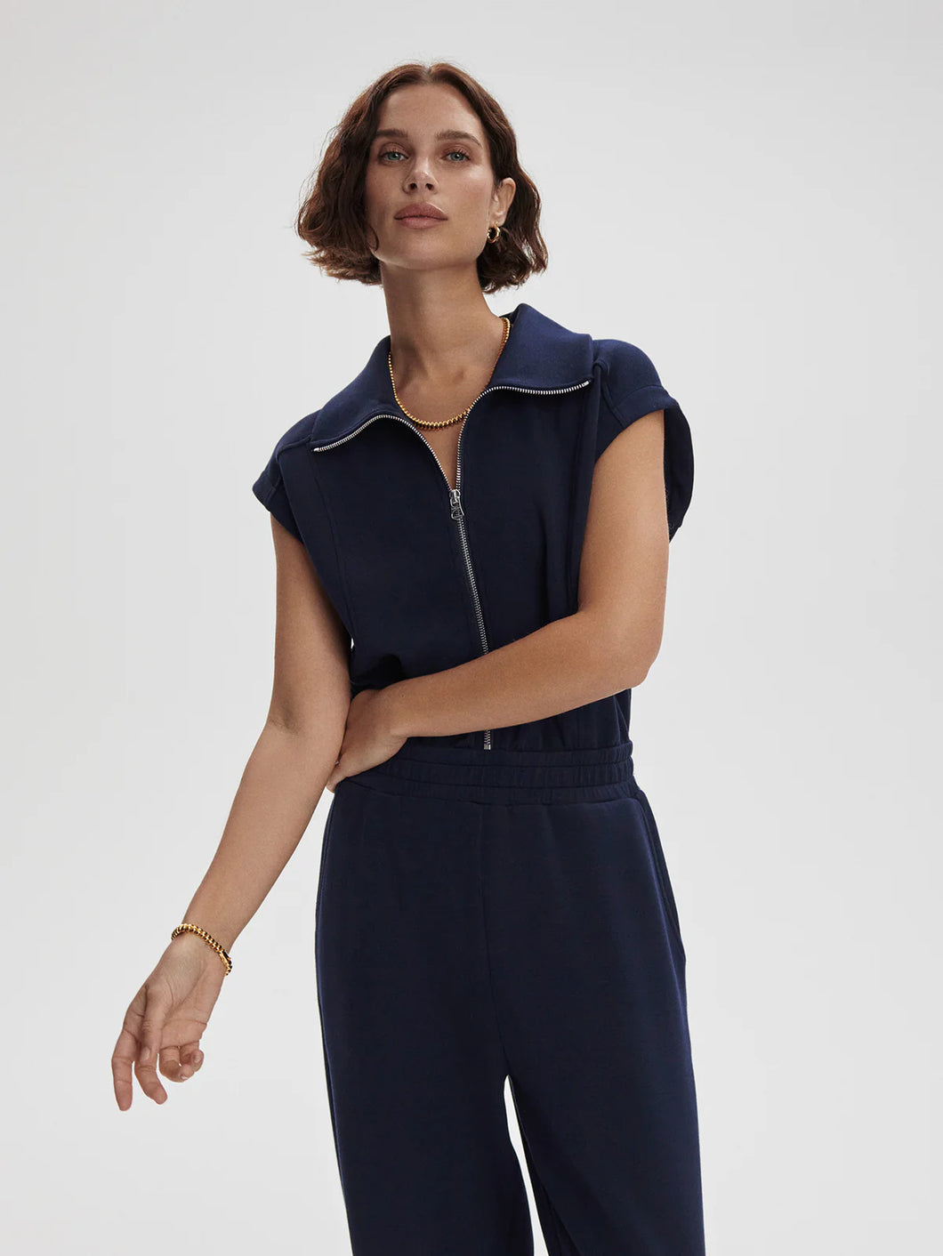 VARLEY MONICA JUMPSUIT - NAVY