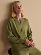 Load image into Gallery viewer, VARLEY SALLY HALF-ZIP SWEAT - LODEN GREEN
