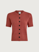 Load image into Gallery viewer, VARLEY MICHA SHORT SLEEVE CARDIGAN - MAUVEWOOD
