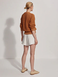 VARLEY FOX KNIT SWEATER - ALMOND