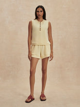 Load image into Gallery viewer, VARLEY MARLA BUTTON PLACKET TANK - ANISE FLOWER
