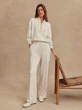 Load image into Gallery viewer, VARLEY THE WIDE LEG PANT 30&quot; - IVORY MARL
