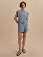 Load image into Gallery viewer, VARLEY OTIS SLEEVELESS SWEAT - RAIN BLUE
