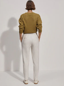 VARLEY THE SLIM ZIP HEM PANT 29.5" - IVORY MARL