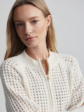 Load image into Gallery viewer, VARLEY MARTA BOUCLE KNIT JACKET - COCONUT MILK
