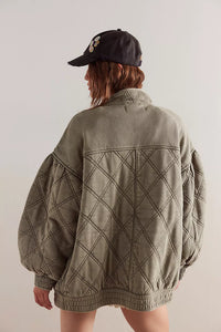 FREE PEOPLE JUNO JACKET - LAUREL OAK