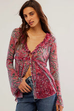 Load image into Gallery viewer, FREE PEOPLE WILDEST DREAMS TUNIC - RASPBERRY COMBO
