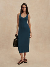 Load image into Gallery viewer, VARLEY MIKEL KNIT DRESS - HERON BLUE
