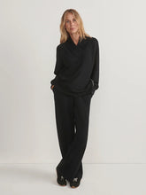 Load image into Gallery viewer, VARLEY MACIE ZIP-HEM SWEATER - BLACK
