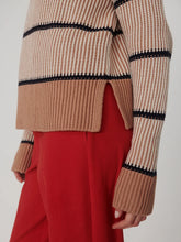 Load image into Gallery viewer, VARLEY HOLLAND KNIT SWEATER - MID TAN
