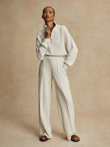 VARLEY THE WIDE LEG PANT 30" - IVORY MARL