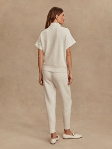 VARLEY THE SLIM PANT 25" - IVORY MARL