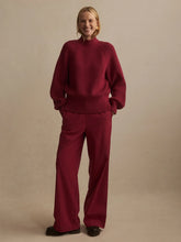 Load image into Gallery viewer, VARLEY MARTINA HIGH-NECK RIB KNIT - RUMBA ROSE
