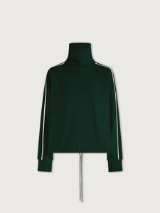 VARLEY ARIANA HIGH-NECK ACTIVE SWEAT - PINE GROVE/CEMENT