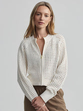 Load image into Gallery viewer, VARLEY MARTA BOUCLE KNIT JACKET - COCONUT MILK
