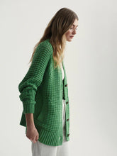 Load image into Gallery viewer, VARLEY CARLA CHUNKY RIB CARDIGAN - JADESHEEN
