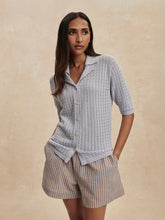 Load image into Gallery viewer, VARLEY MADELENE KNIT SHIRT - PALE IRIS
