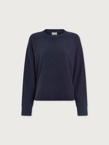 VARLEY HORTON SIDE ZIP MIDLAYER - NAVY MARL