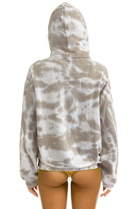 AVIATOR NATION HAND DYED PULLOVER HOODIE RELAXED - TIE DYE SAND