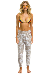 AVIATOR NATION HAND DYED SWEATPANTS - TIE DYE SAND