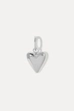 Load image into Gallery viewer, MIRANDA FRYE HEART NECKLACE CHARM - SILVER
