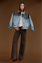 Load image into Gallery viewer, PISTOLA PENNY HIGH RISE WIDE LEG JEAN - MOCHA
