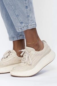 MIRANDA FRYE ISLA ANKLET - GOLD