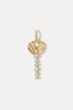 Load image into Gallery viewer, MIRANDA FRYE KEY CHARM - GOLD
