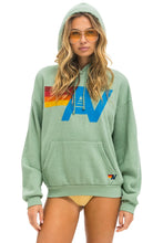 Load image into Gallery viewer, AVIATOR NATION LOGO PULLOVER RELAXED HOODIE - SAGE
