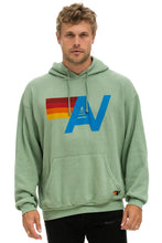 Load image into Gallery viewer, AVIATOR NATION LOGO PULLOVER RELAXED HOODIE - SAGE
