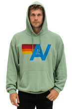 Load image into Gallery viewer, AVIATOR NATION LOGO PULLOVER RELAXED HOODIE - SAGE
