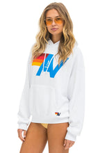 Load image into Gallery viewer, AVIATOR NATION LOGO PULLOVER RELAXED HOODIE - WHITE
