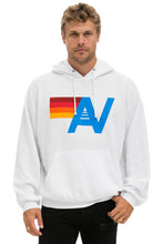 Load image into Gallery viewer, AVIATOR NATION LOGO PULLOVER RELAXED HOODIE - WHITE
