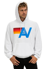 Load image into Gallery viewer, AVIATOR NATION LOGO PULLOVER RELAXED HOODIE - WHITE
