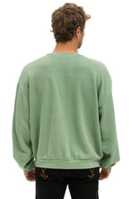 Load image into Gallery viewer, AVIATOR NATION LOGO RELAXED CREW SWEATSHIRT - SAGE
