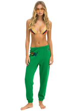 Load image into Gallery viewer, AVIATOR NATION LOGO SWEATPANTS - KELLY GREEN
