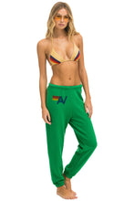 Load image into Gallery viewer, AVIATOR NATION LOGO SWEATPANTS - KELLY GREEN
