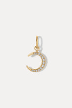 Load image into Gallery viewer, MIRANDA FRYE CRESCENT NECKLACE CHARM - GOLD
