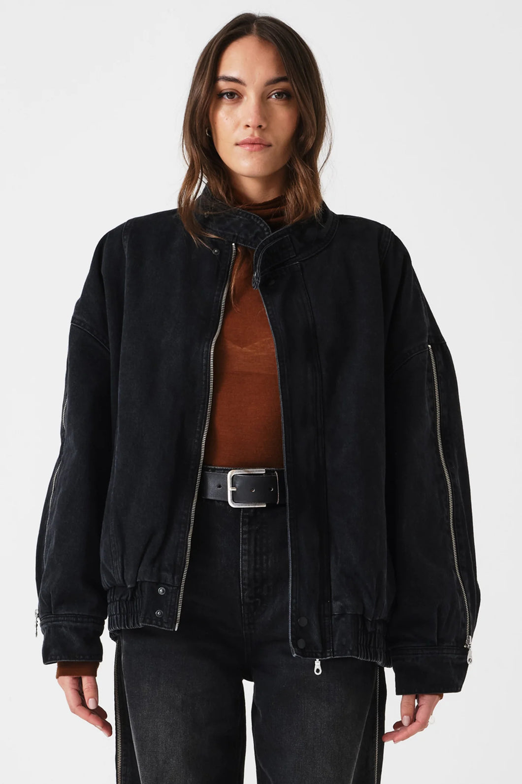 SEVENTY + MOCHI JUNO OVERSIZED ZIP JACKET - FAIRBANKS