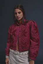 Load and play video in Gallery viewer, FREE PEOPLE QUINN QUILTED JACKET - MARSALA
