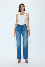 Load image into Gallery viewer, PISTOLA CASSIE SUPER HIGH RISE STRAIGHT JEAN - CAPRI
