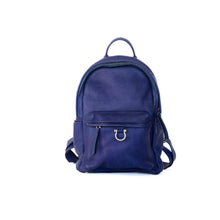 Load image into Gallery viewer, SAPAHN AMELIA BACKPACK - NAVY RAW LEATHER
