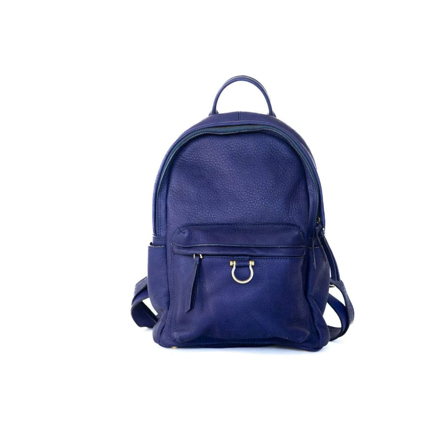 SAPAHN AMELIA BACKPACK - NAVY RAW LEATHER