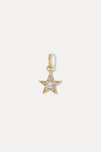 MIRANDA FRYE STAR NECKLACE CHARM - GOLD