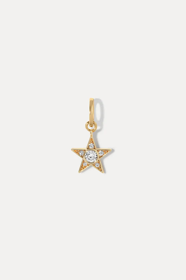 MIRANDA FRYE STAR NECKLACE CHARM - GOLD