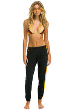 Load image into Gallery viewer, AVIATOR NATION 5 STRIPE SWEATPANTS - CHARCOAL
