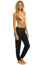 Load image into Gallery viewer, AVIATOR NATION 5 STRIPE SWEATPANTS - CHARCOAL
